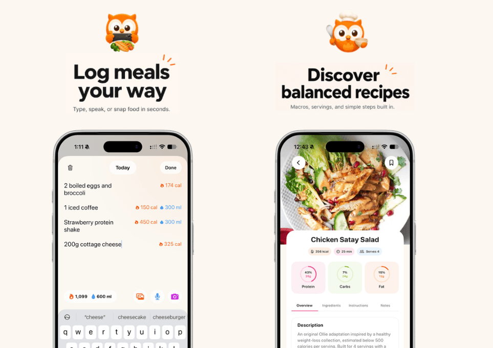 Ollie app interface